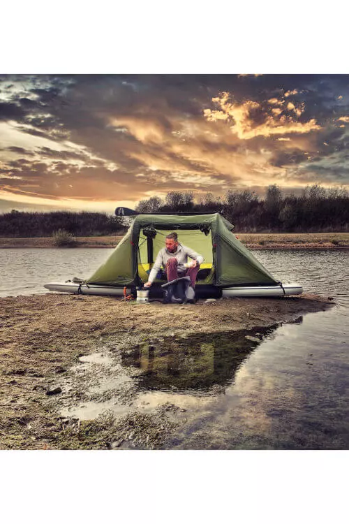 Bajao Cabin: tienda de campaña hinchable para SUP